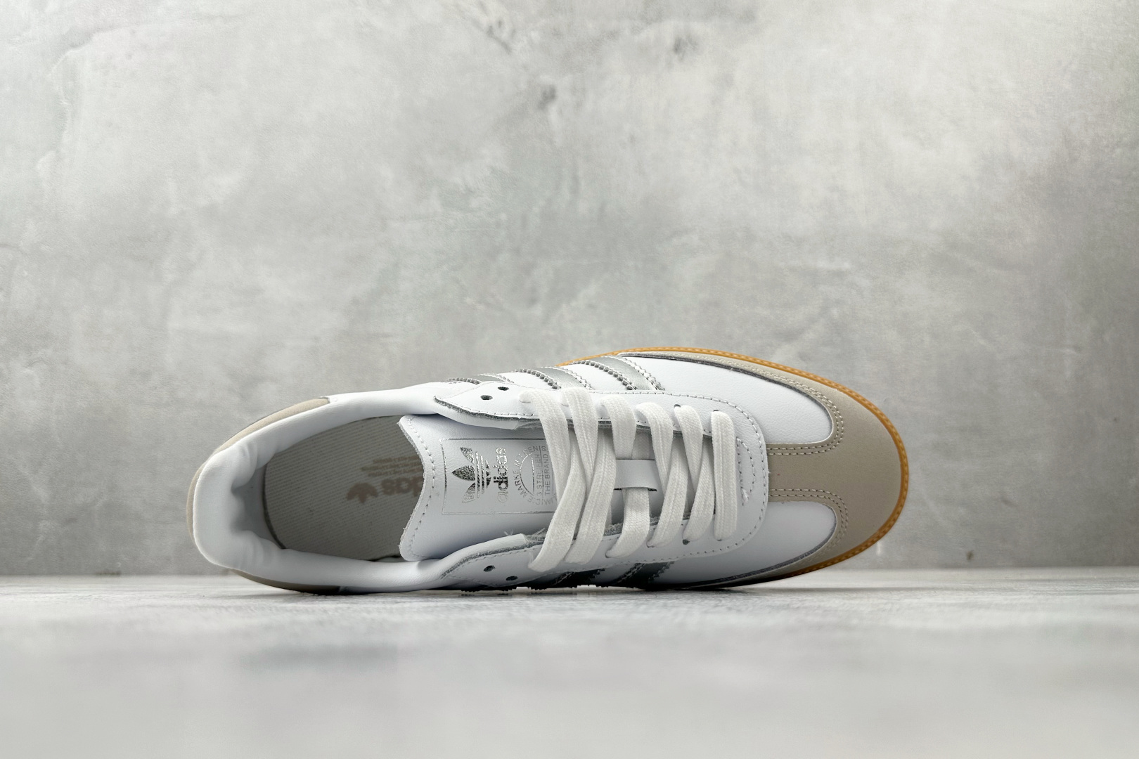 170 adidas originals SAMBA “White Silver Metallic”白银 JI2725