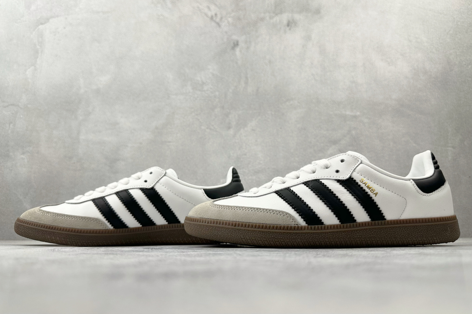 170 adidas originals SAMBA 黑白灰 B75806