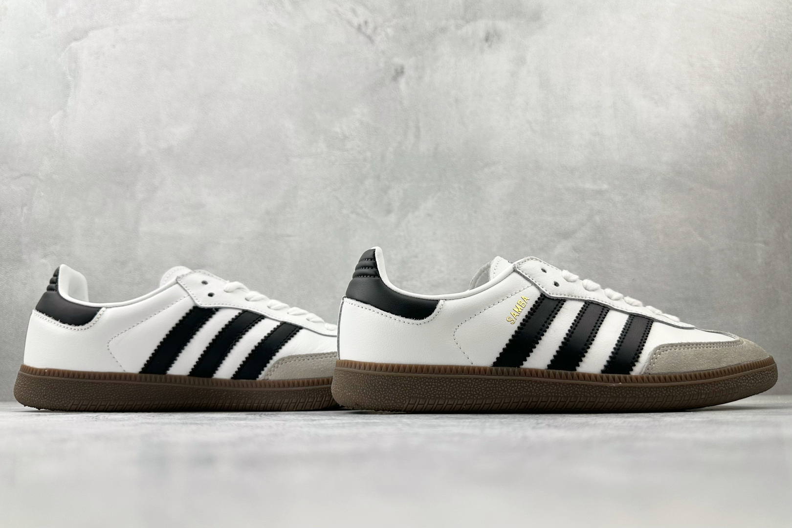 170 adidas originals SAMBA 黑白灰 B75806