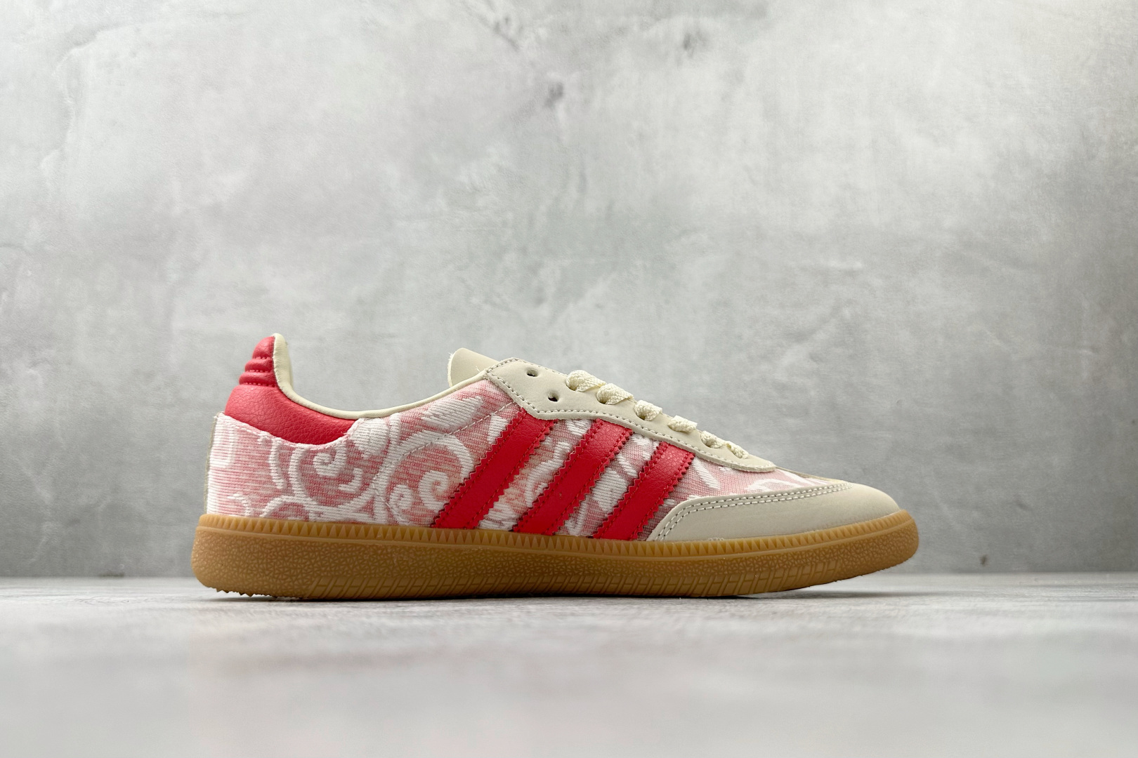 170 adidas originals SAMBA 白粉色 JR8841
