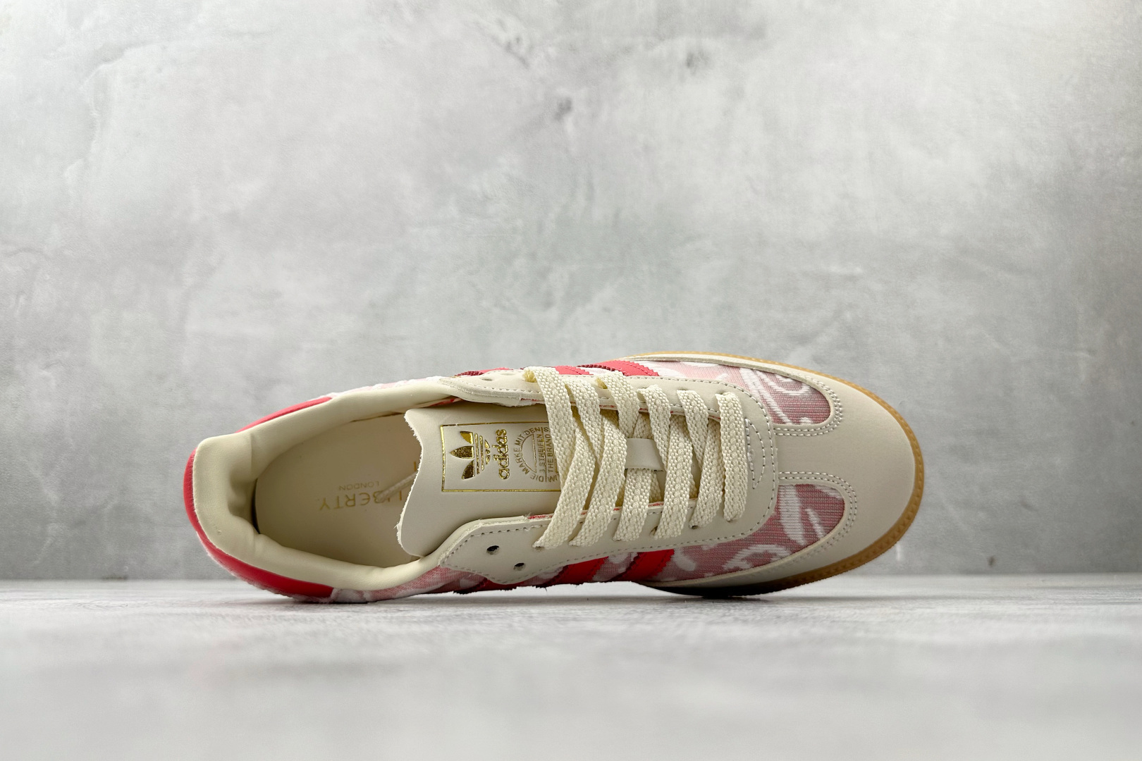 170 adidas originals SAMBA 白粉色 JR8841