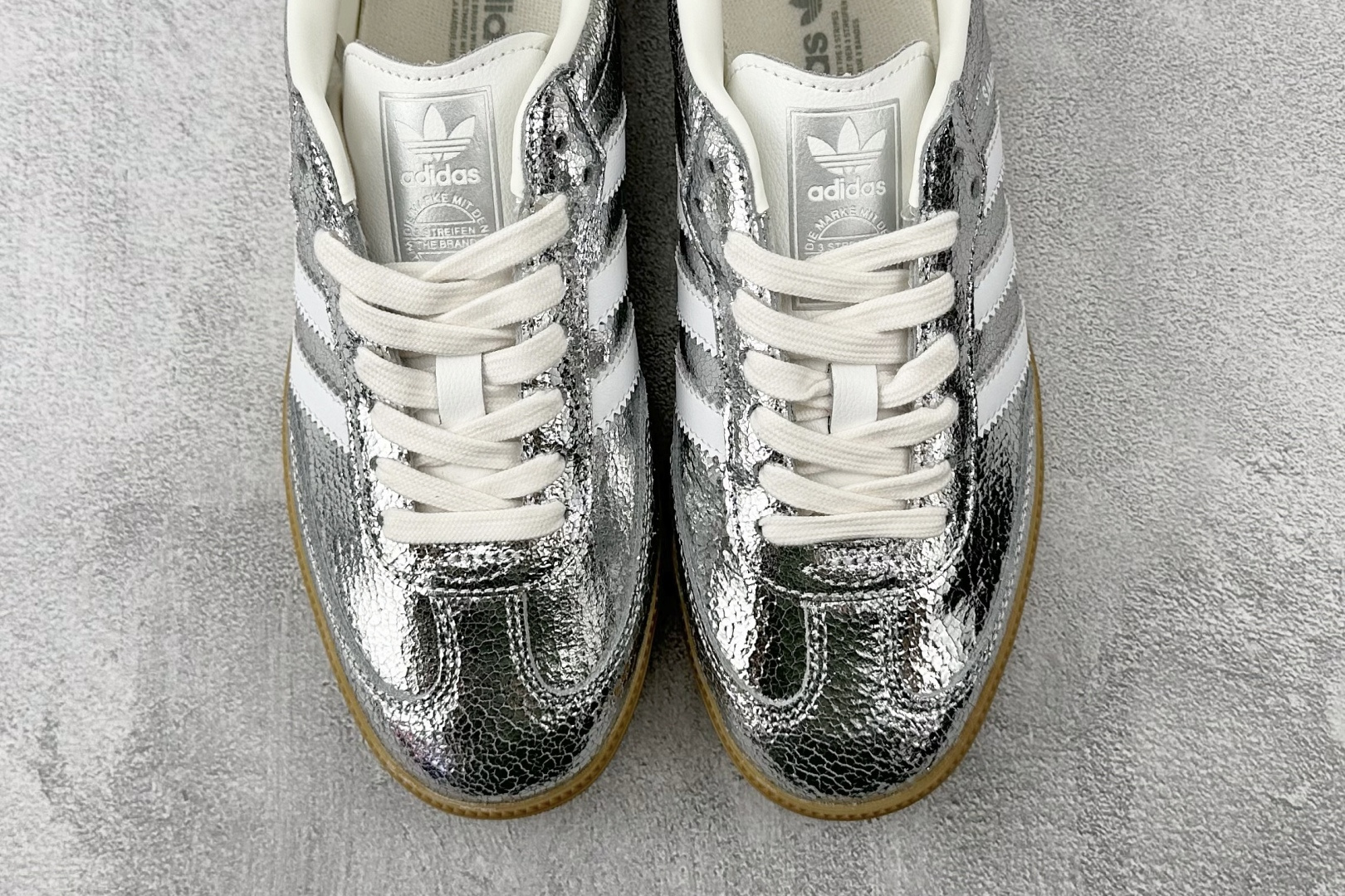 170 adidas originals SAMBA 银色 JR0035