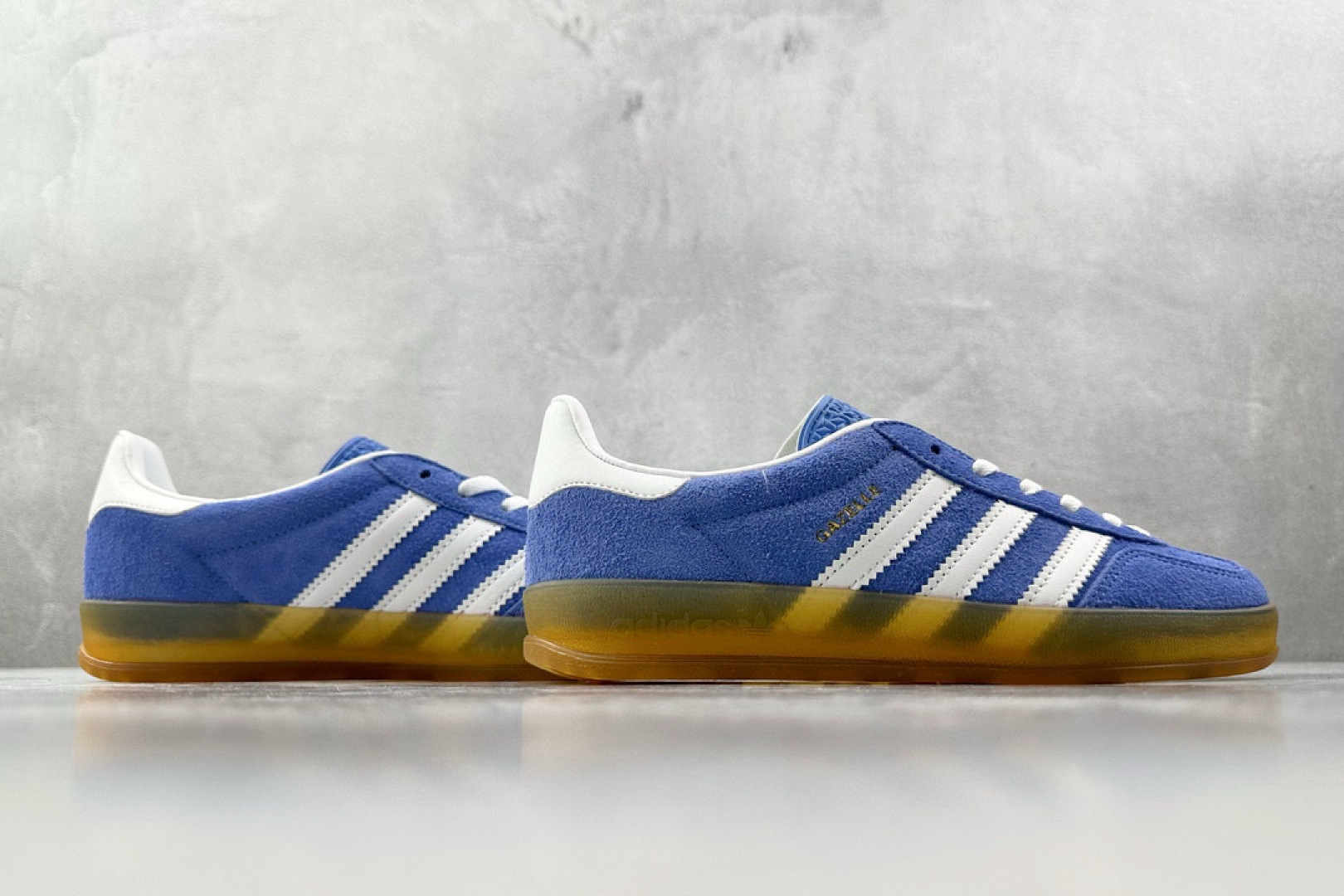 adidas originals GAZELLE INDOOR 蓝白棕 HQ8717