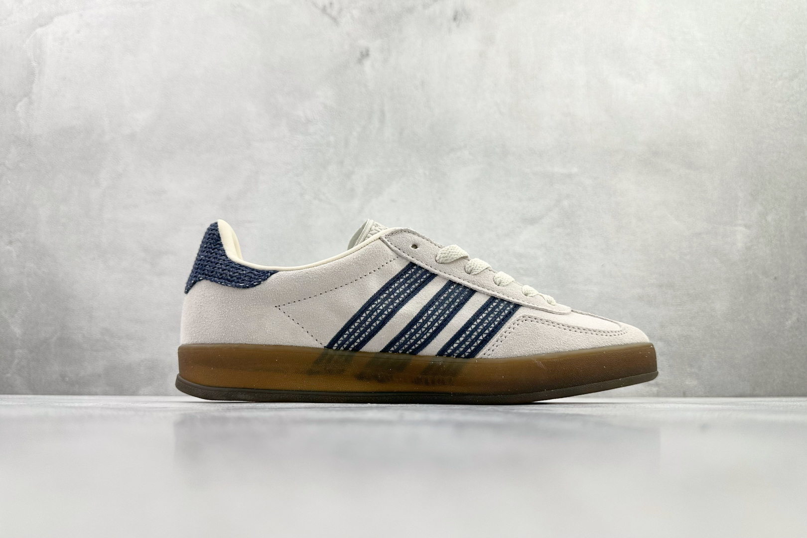adidas originals GAZELLE INDOOR 灰蓝 JR3381