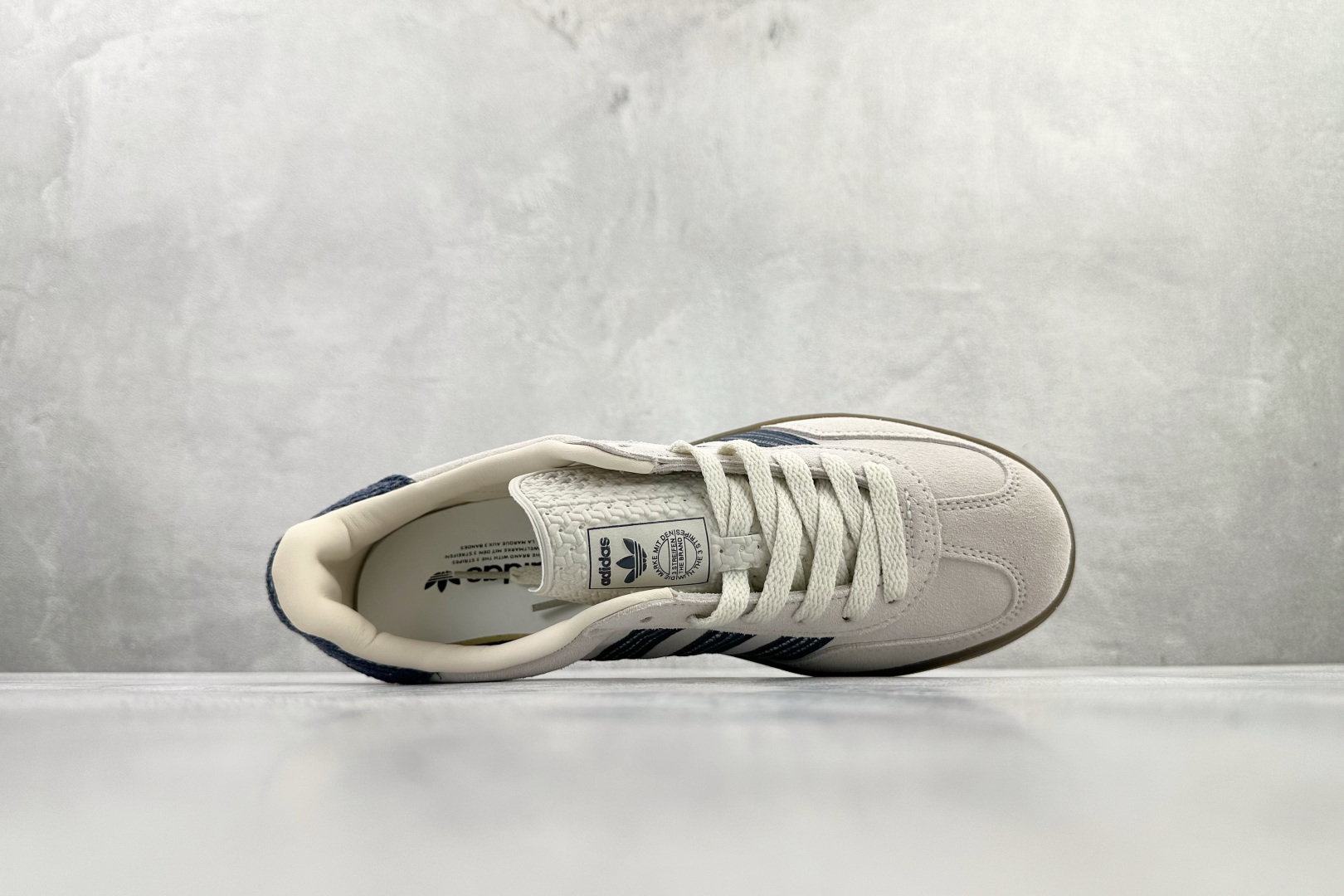 adidas originals GAZELLE INDOOR 灰蓝 JR3381