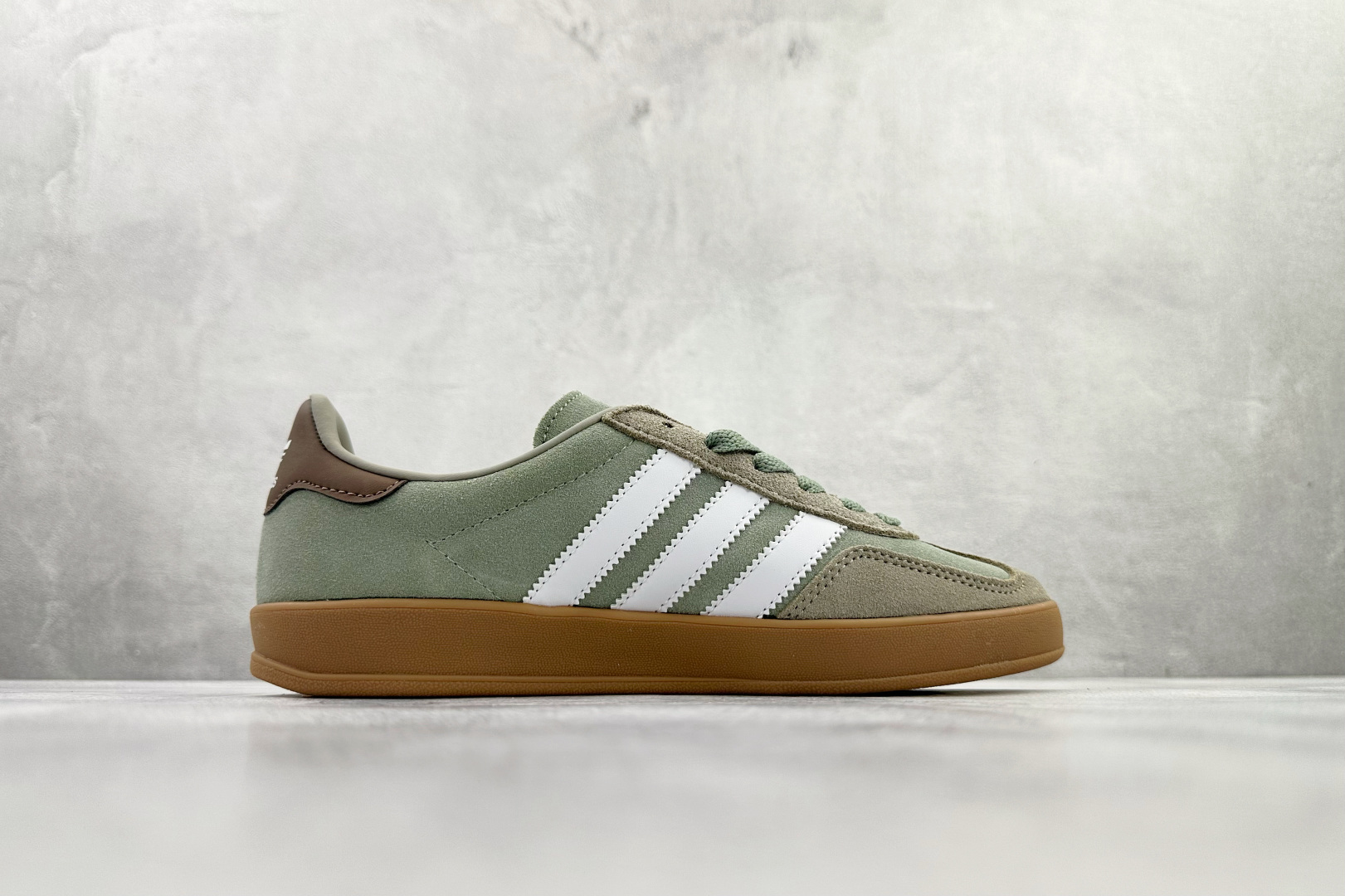 adidas originals GAZELLE INDOOR 绿灰色 JI3526