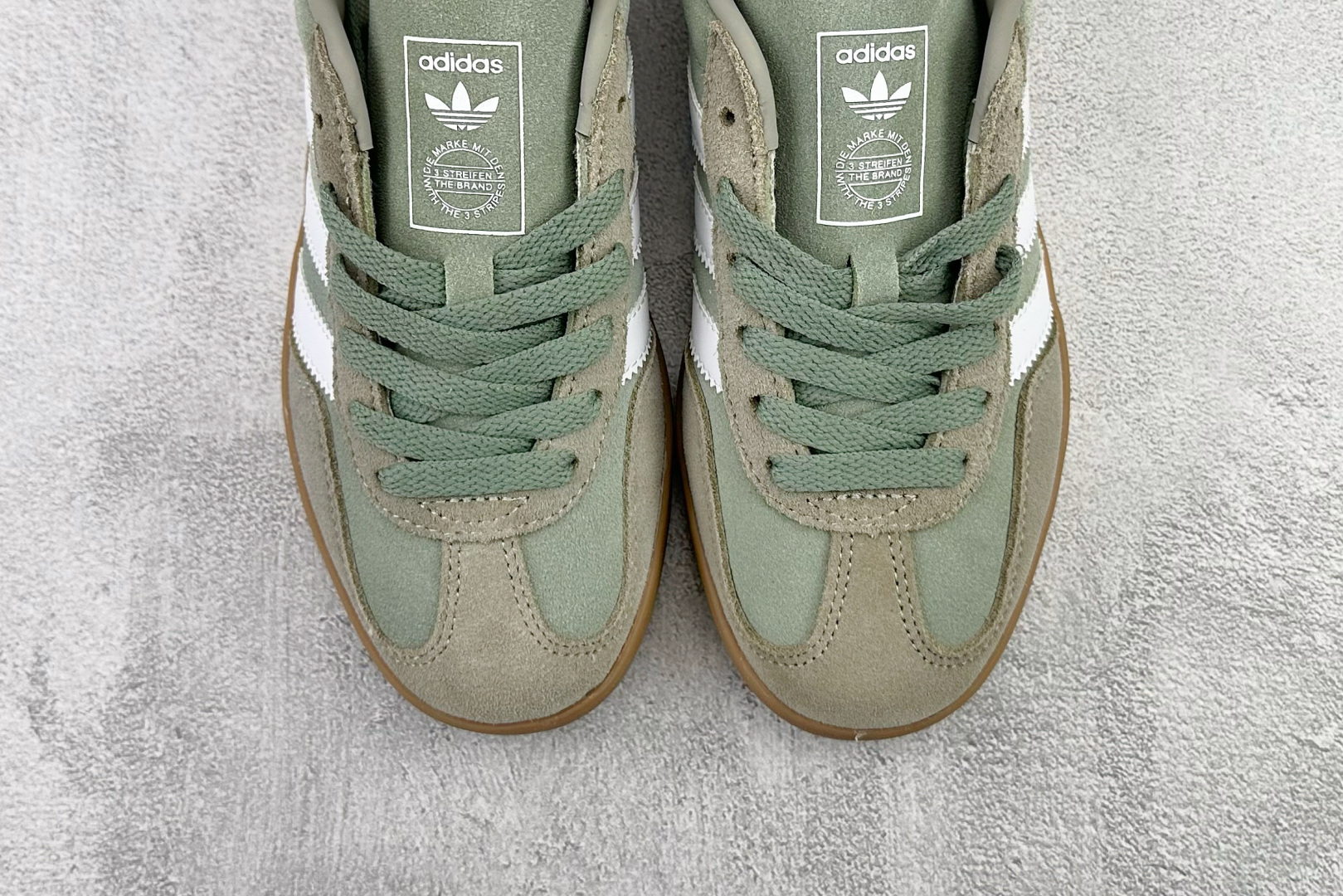 adidas originals GAZELLE INDOOR 绿灰色 JI3526