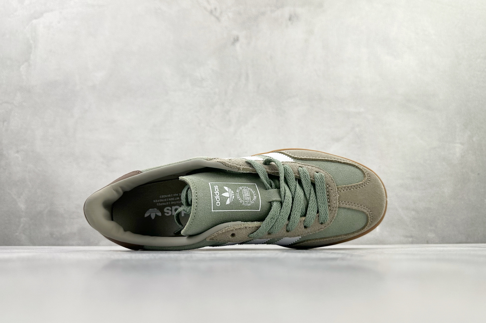 adidas originals GAZELLE INDOOR 绿灰色 JI3526