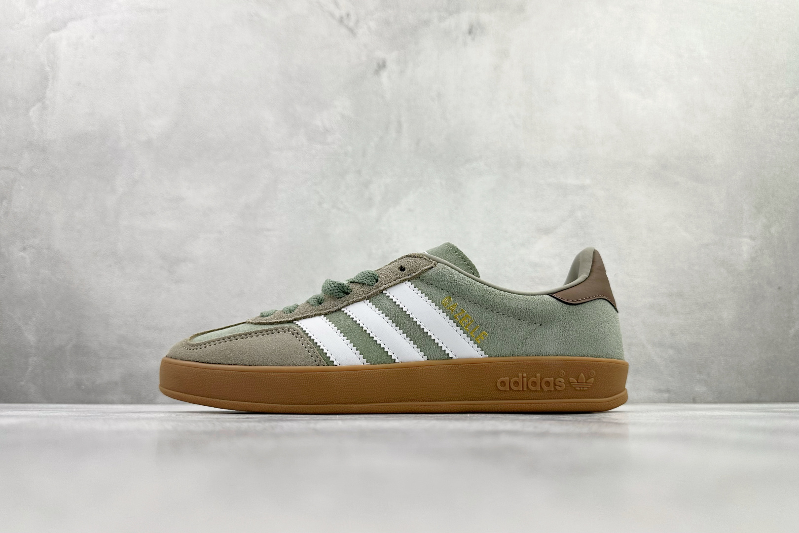 adidas originals GAZELLE INDOOR 绿灰色 JI3526