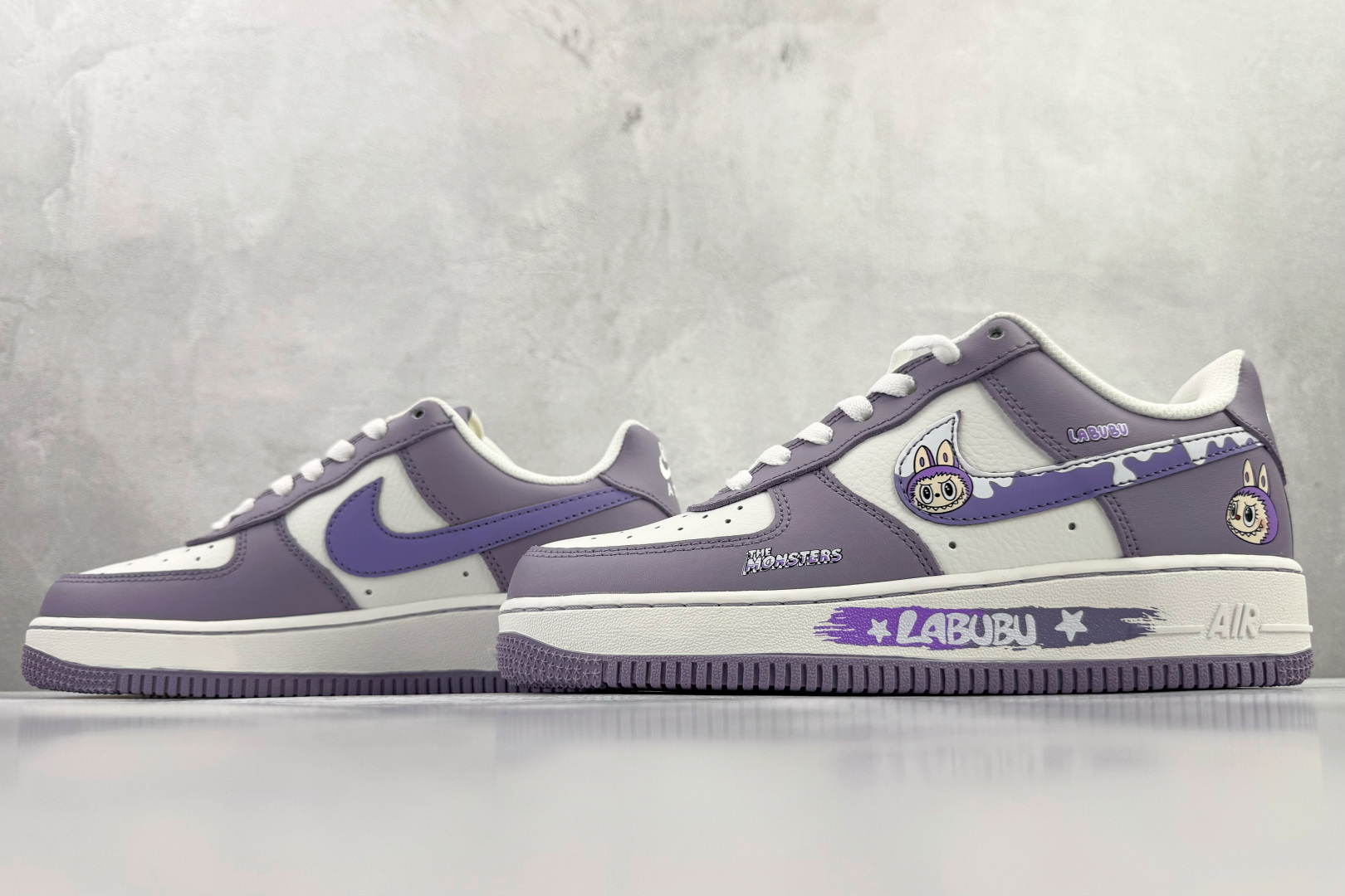 Nike Air Force 1 07 labubu 联名 紫白 KJ5188-006