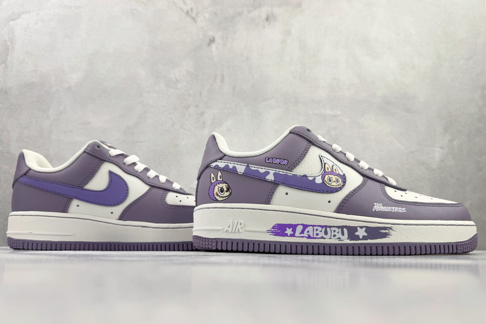 Nike Air Force 1 07 labubu 联名 紫白 KJ5188-006