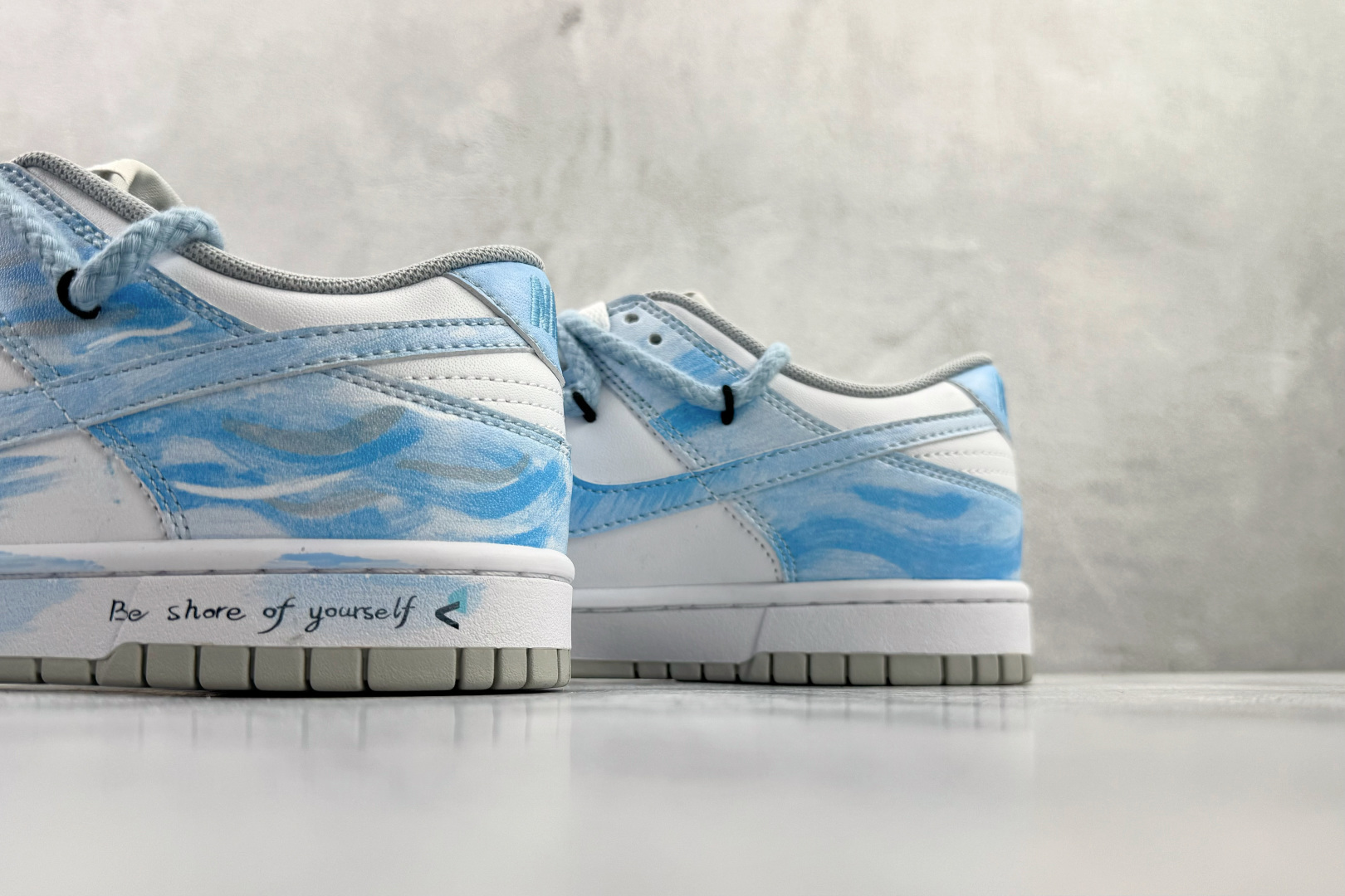 定制球鞋 Nike Dunk Low RETRO 月下碧波行 白蓝色 HF5441-105