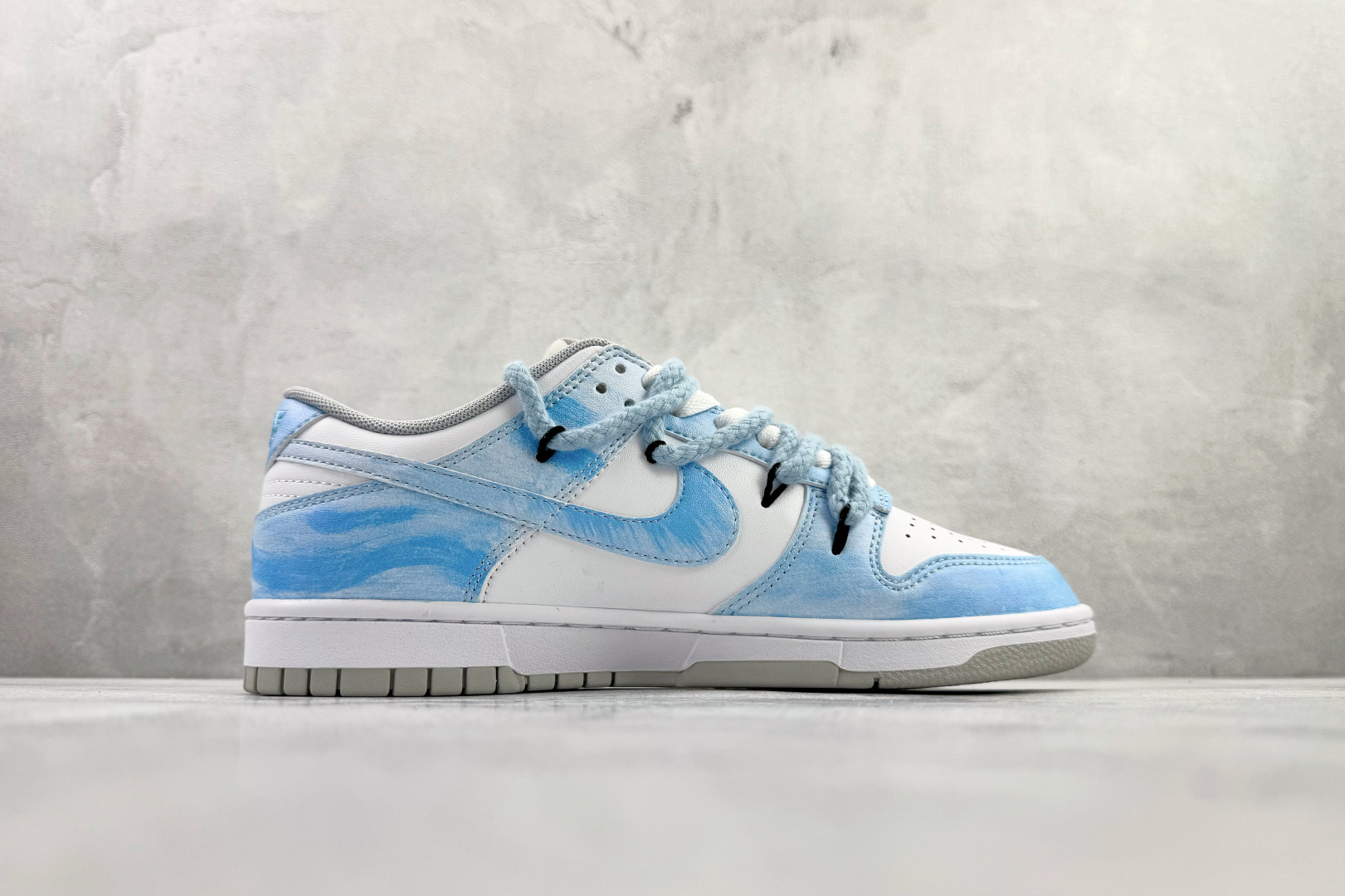 定制球鞋 Nike Dunk Low RETRO 月下碧波行 白蓝色 HF5441-105