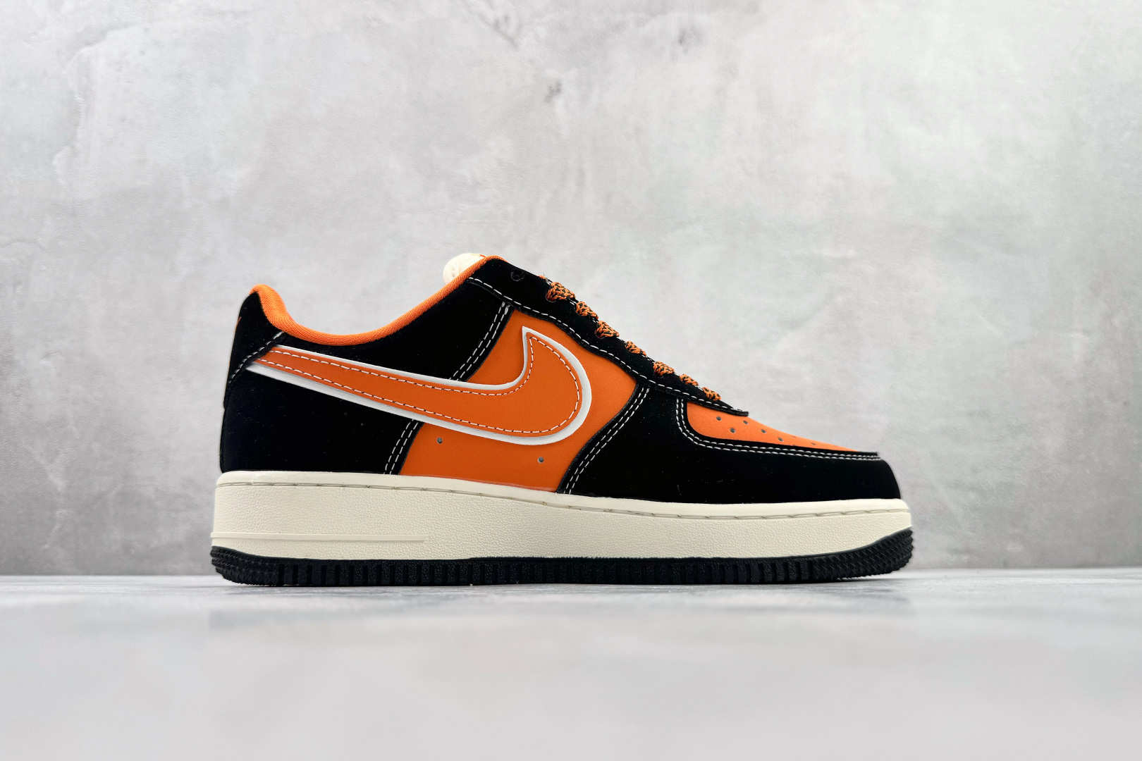 Nike Air Force 1 07 HERMES 联名 黑橙 XL1979-112