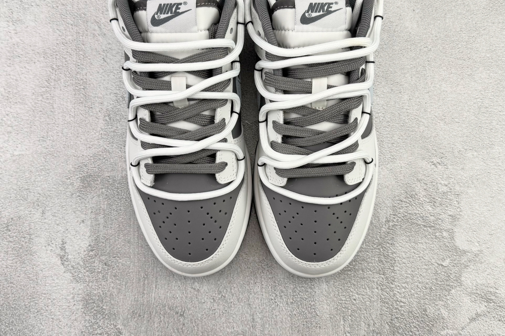 定制球鞋 Nike Dunk LOW RETRO 灰蓝色 GB0528-110