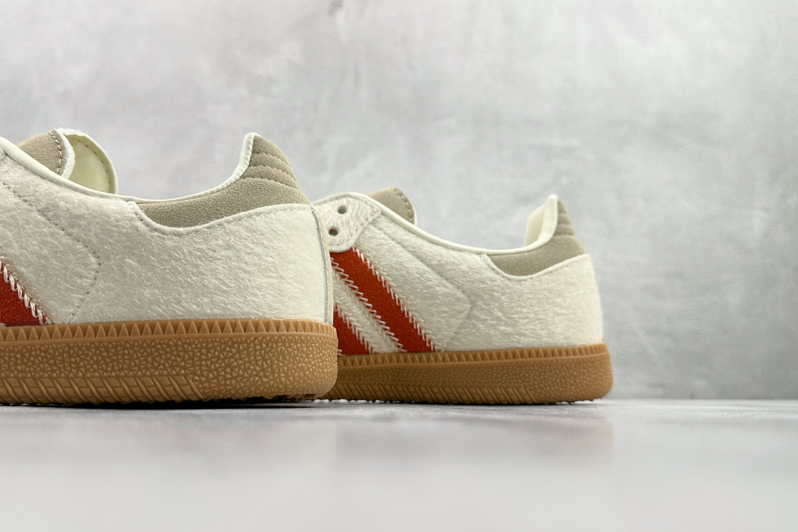 出口订单 adidas originals SAMBA 米白红 JS3935