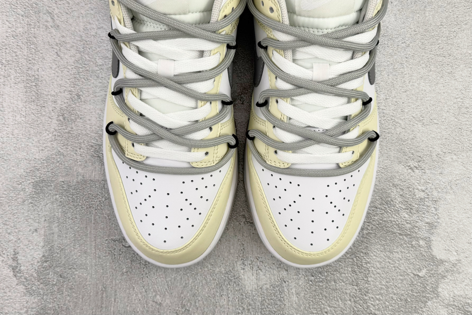 K13 220 定制球鞋 Nike Dunk Low 云影灰棕 灰白 HF0730-160