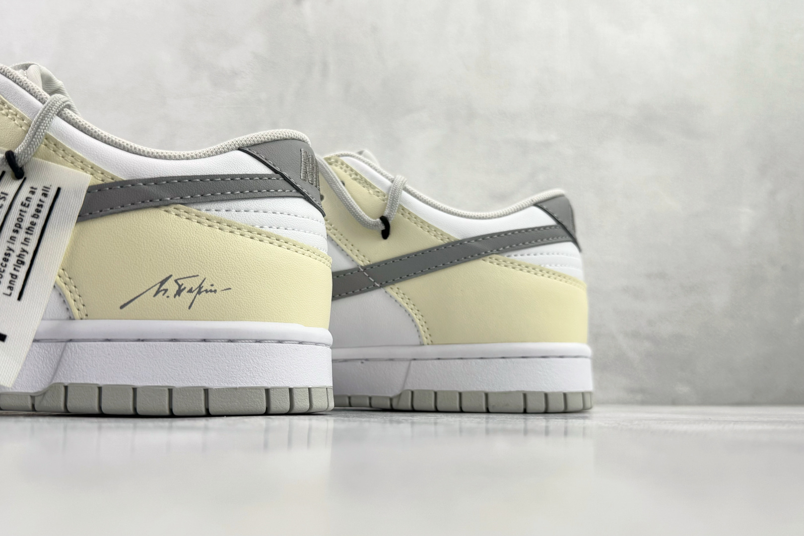 K13 220 定制球鞋 Nike Dunk Low 云影灰棕 灰白 HF0730-160