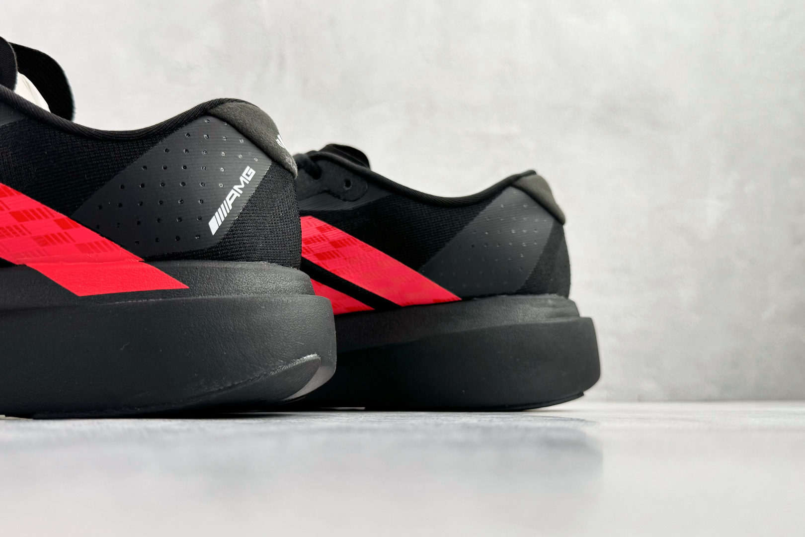 180 纯原 AMG Motorspo x adidas Adizero Evo SL 黑红 KH8832