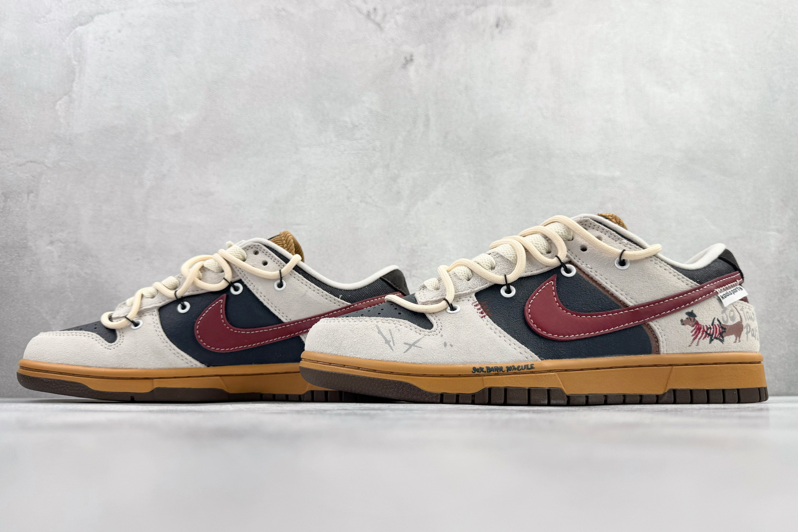 300 定制球鞋 Nike Dunk LOW RETRO 豆柴咖啡 棕红 HQ3459-212