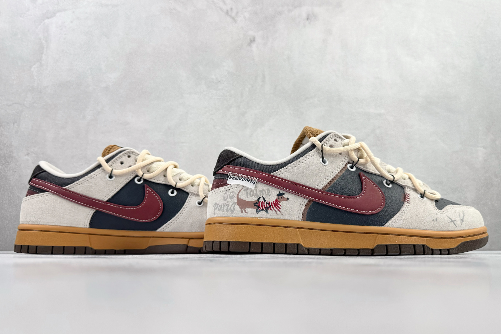 300 定制球鞋 Nike Dunk LOW RETRO 豆柴咖啡 棕红 HQ3459-212