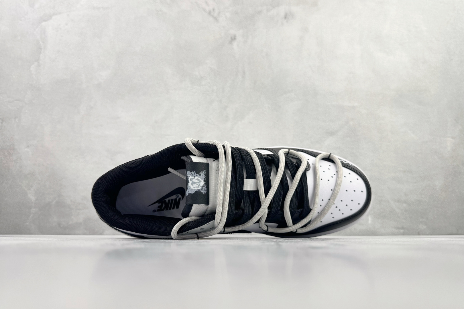 300 定制球鞋 Nike Dunk LOW RETRO 不羁涂鸦 黑白 DD1391-100