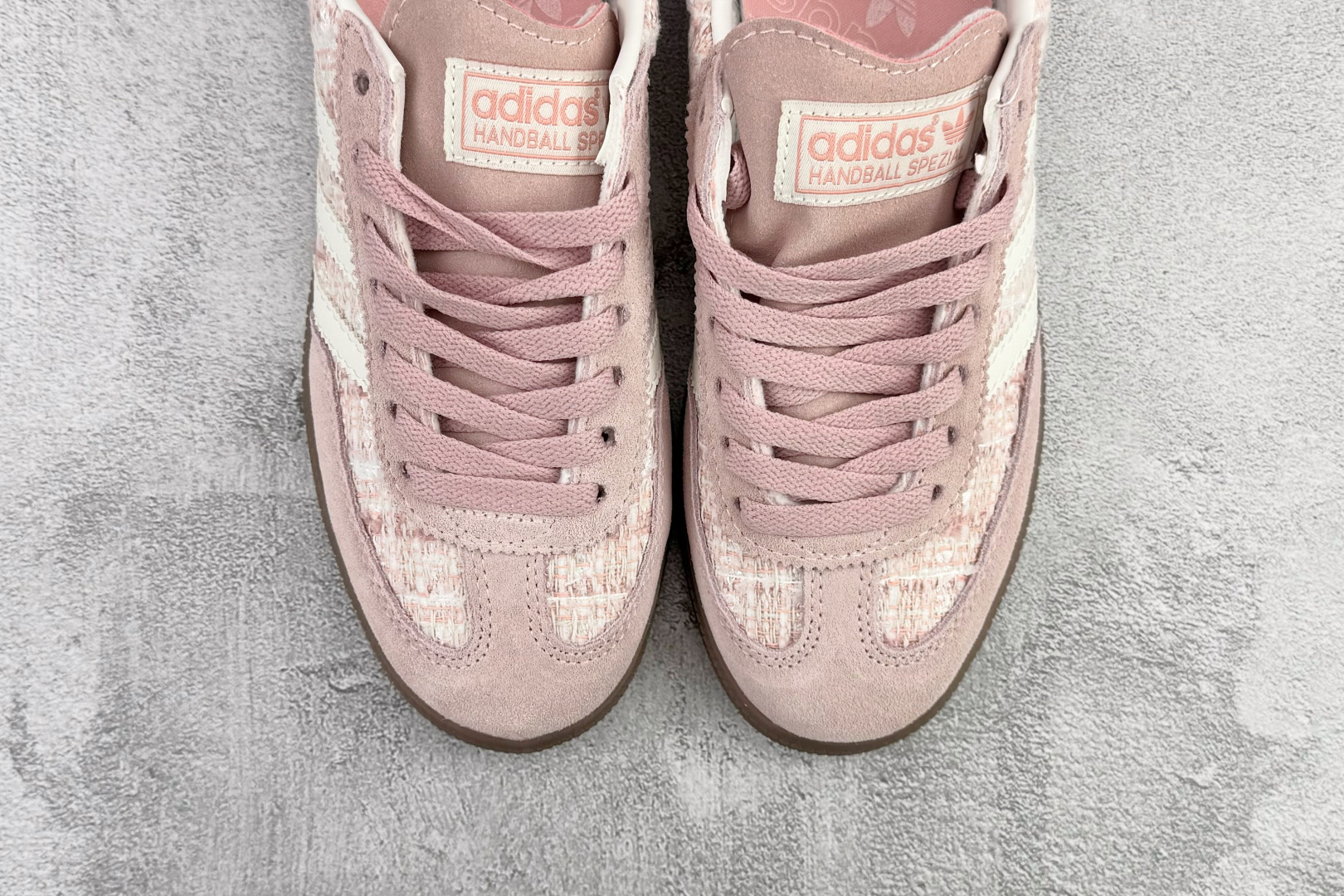 出口订单 adidas originals HANDBALL SPEZIAL粉色 JR4503