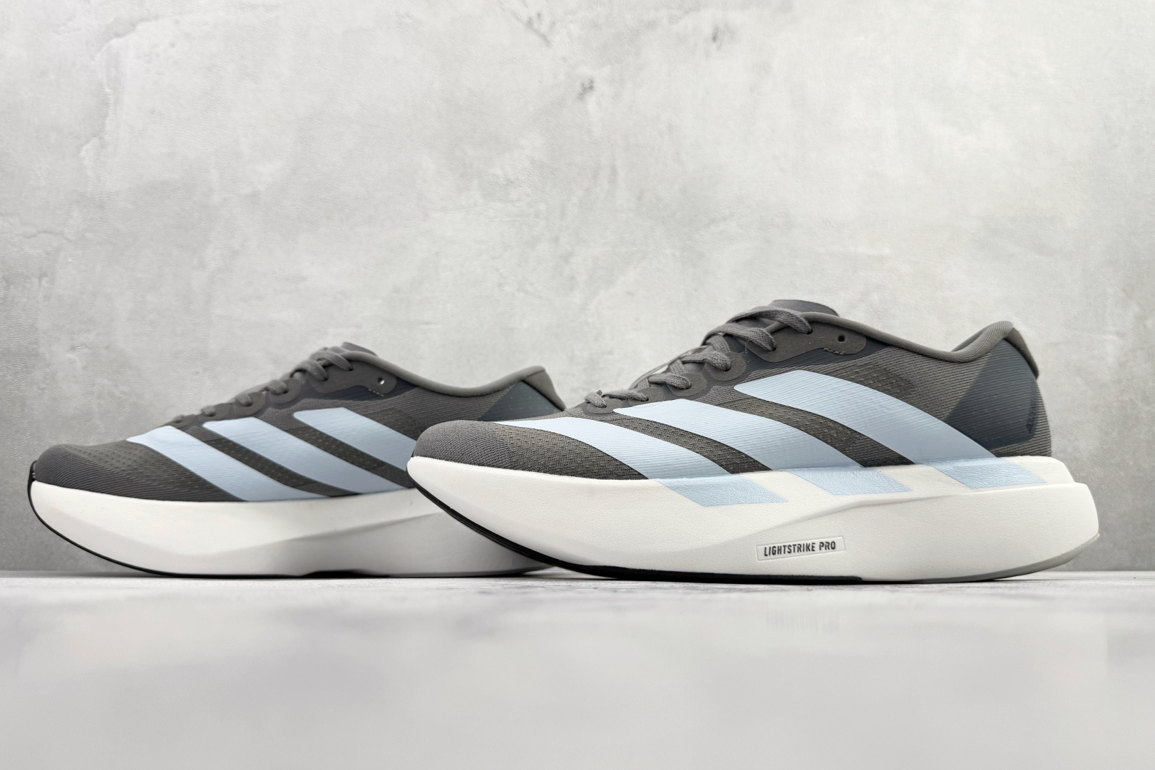 纯原 adidas Adizero Evo SL 蓝灰色 JH6206