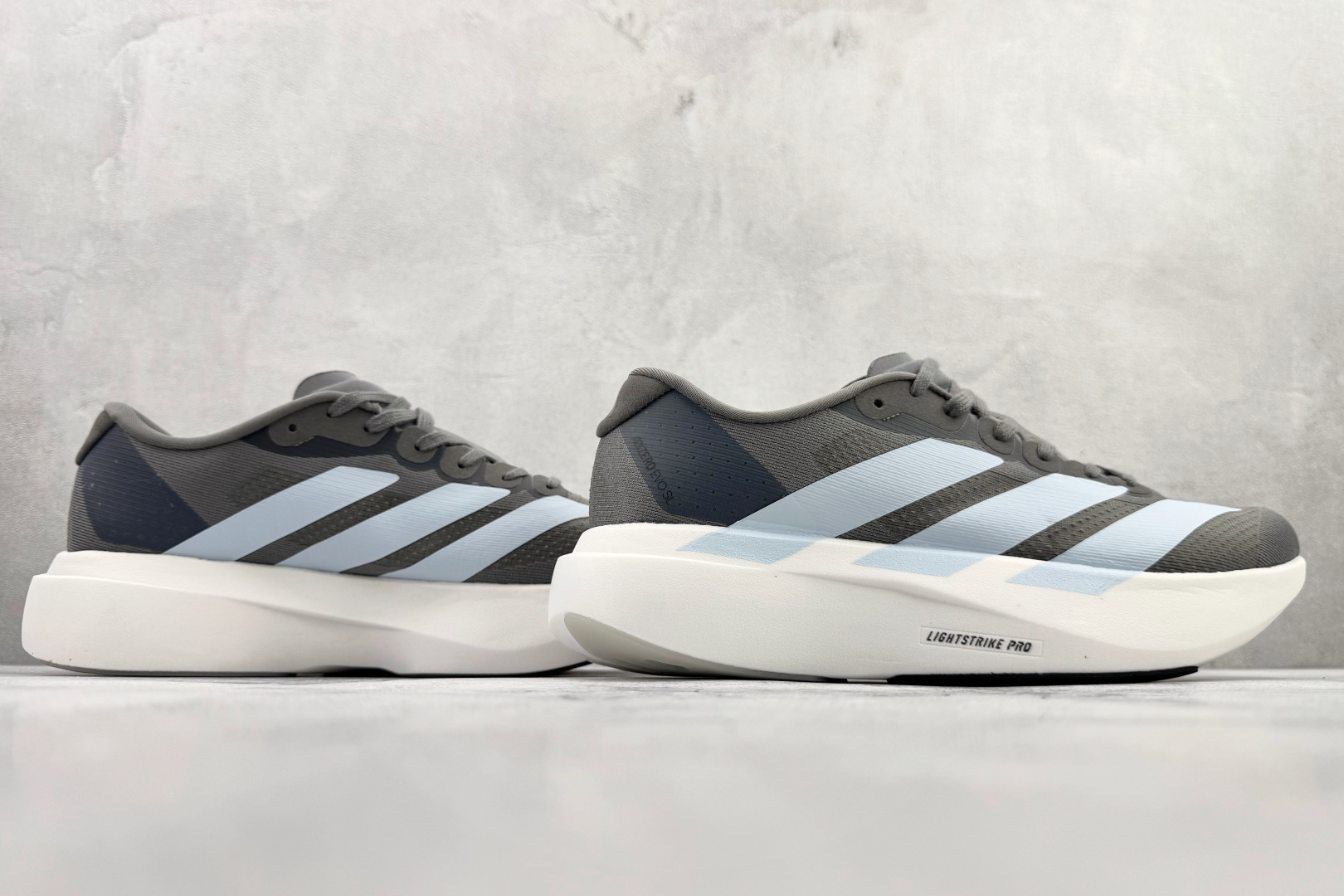 纯原 adidas Adizero Evo SL 蓝灰色 JH6206
