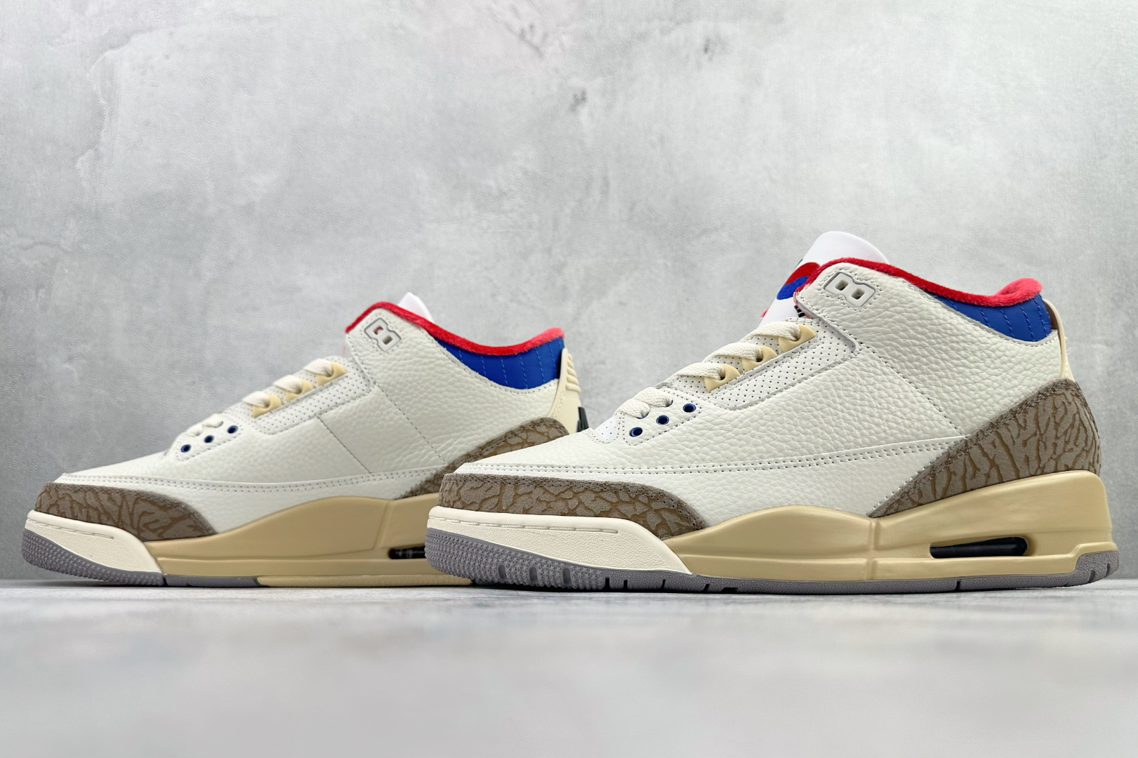 290 口碑神作 Jordan Air Jordan 3 RETRO SP “White/Spo Royal” 白蓝红 IB1482-100