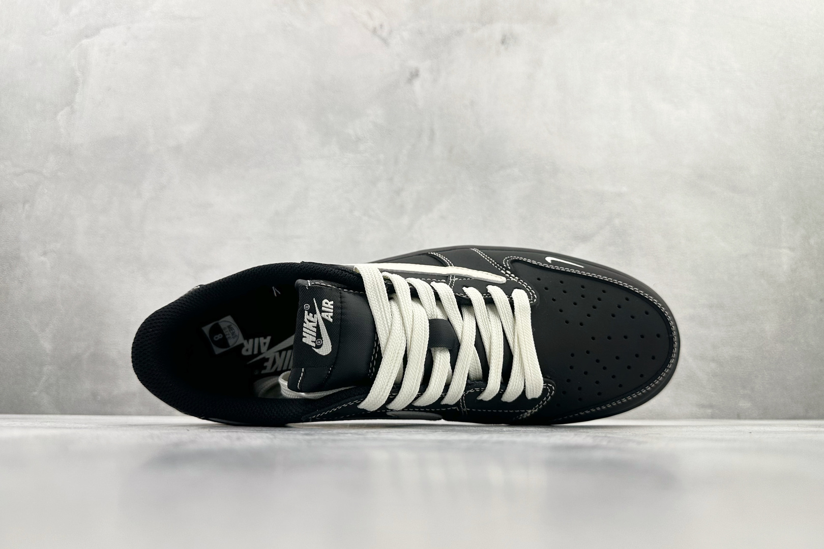 280 定制 Air Jordan 1 Low ow SP 倒钩 联名 黑白 AC1898-101