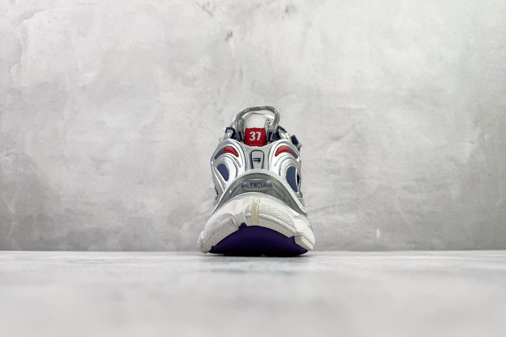 480 代购版 Balenciaga巴黎世家 Runner 蓝红 772767 WRUNG 4610