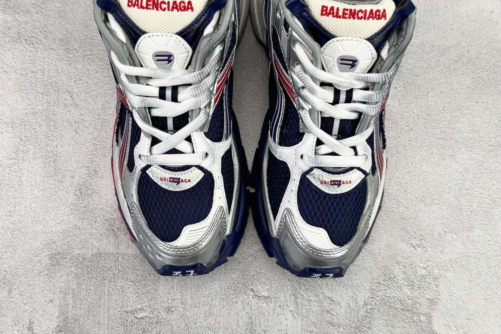 480 代购版 Balenciaga巴黎世家 Runner 蓝红 772767 WRUNG 4610