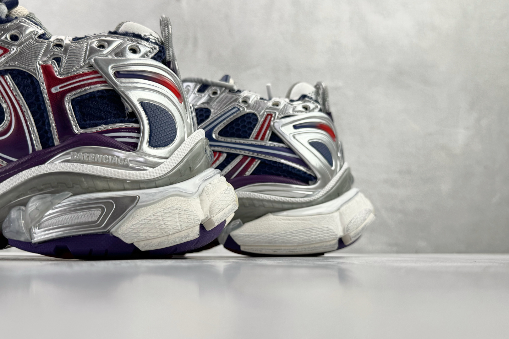 480 代购版 Balenciaga巴黎世家 Runner 蓝红 772767 WRUNG 4610