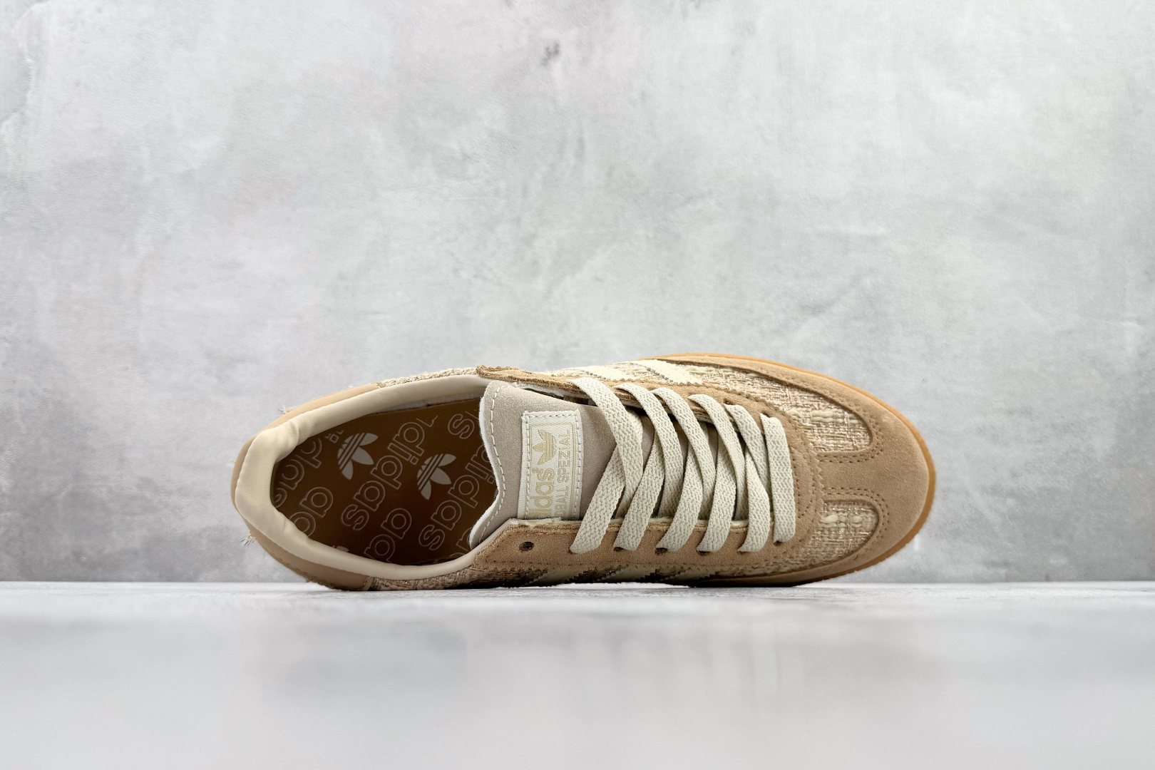 160 出口订单 adidas originals HANDBALL SPEZIAL 棕色 JR4504