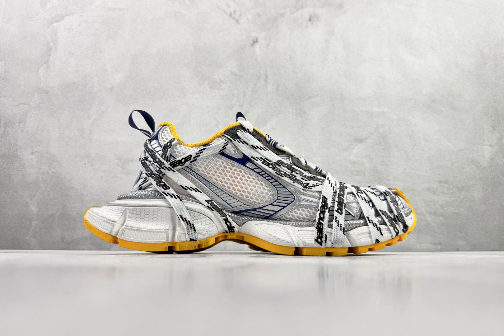 480 代购版 Balenciaga巴黎世家 3XL PU 黄白蓝银 825597 W3XHL 9471