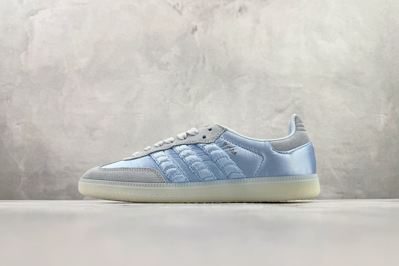 170 adidas originals SAMBA Satin Shoes 蓝色 HQ5160