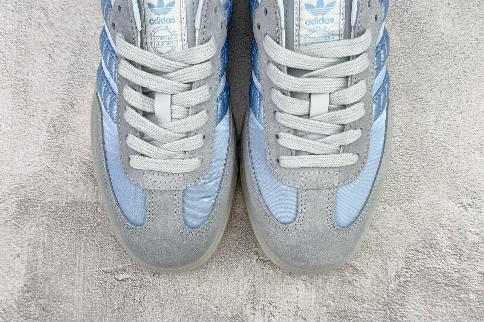 170 adidas originals SAMBA Satin Shoes 蓝色 HQ5160