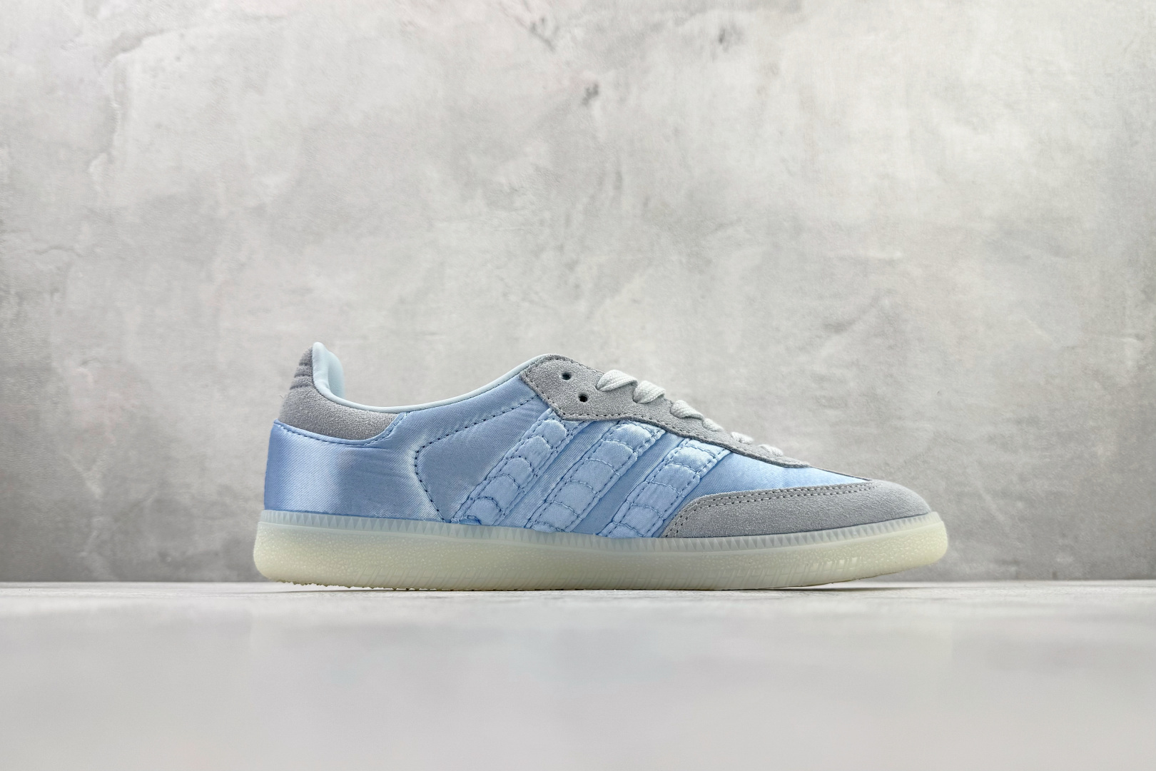 170 adidas originals SAMBA Satin Shoes 蓝色 HQ5160