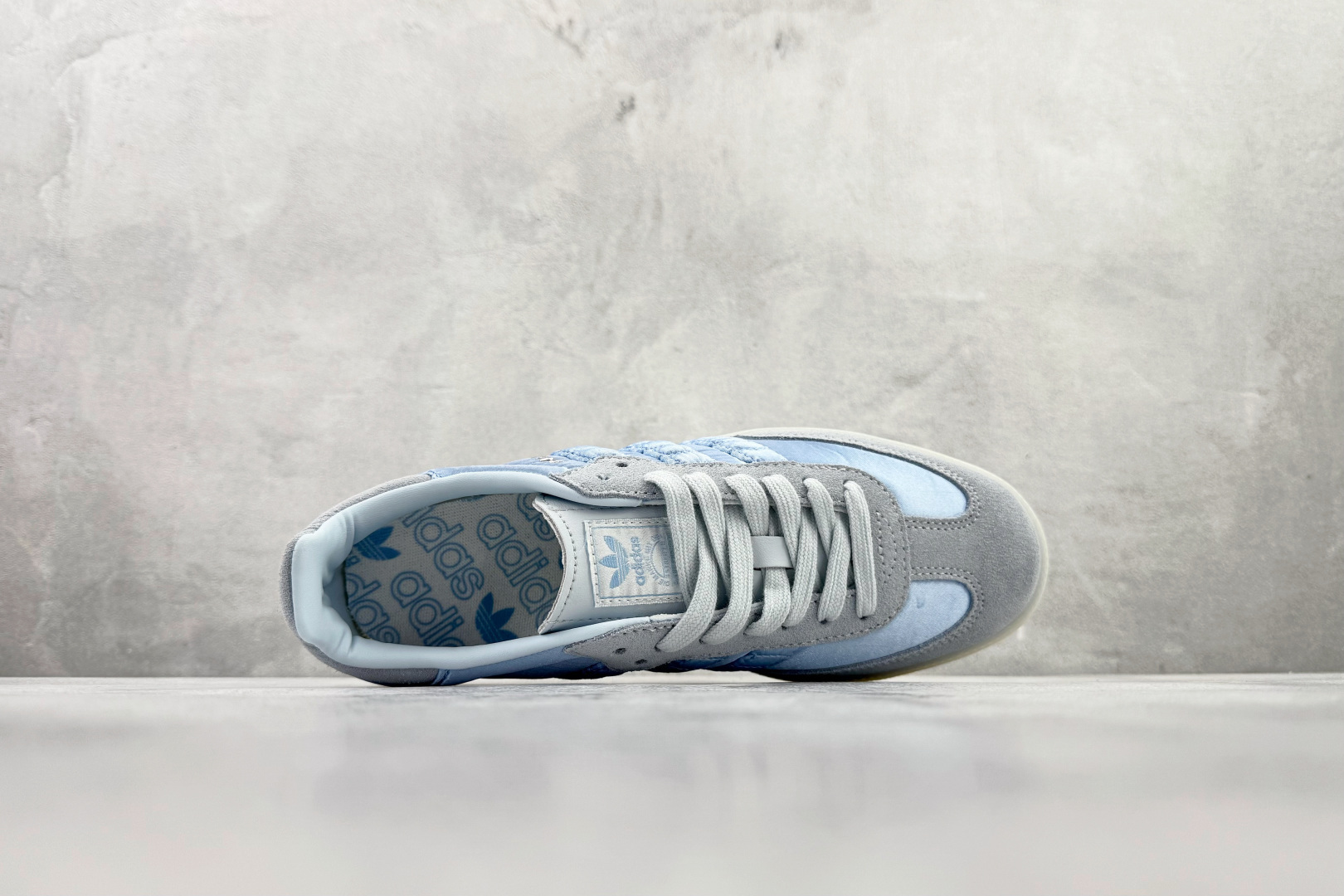 170 adidas originals SAMBA Satin Shoes 蓝色 HQ5160