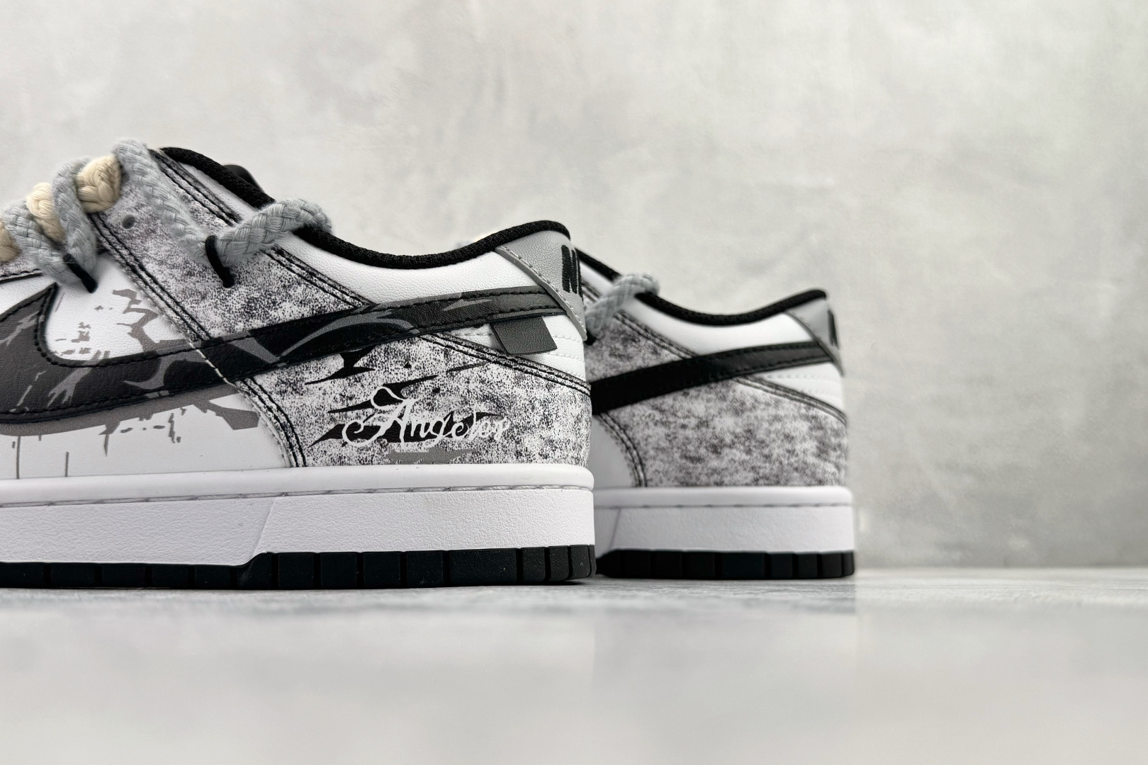 定制球鞋 Nike Dunk Low RETRO 弑影灵契 黑白 DD1391-100