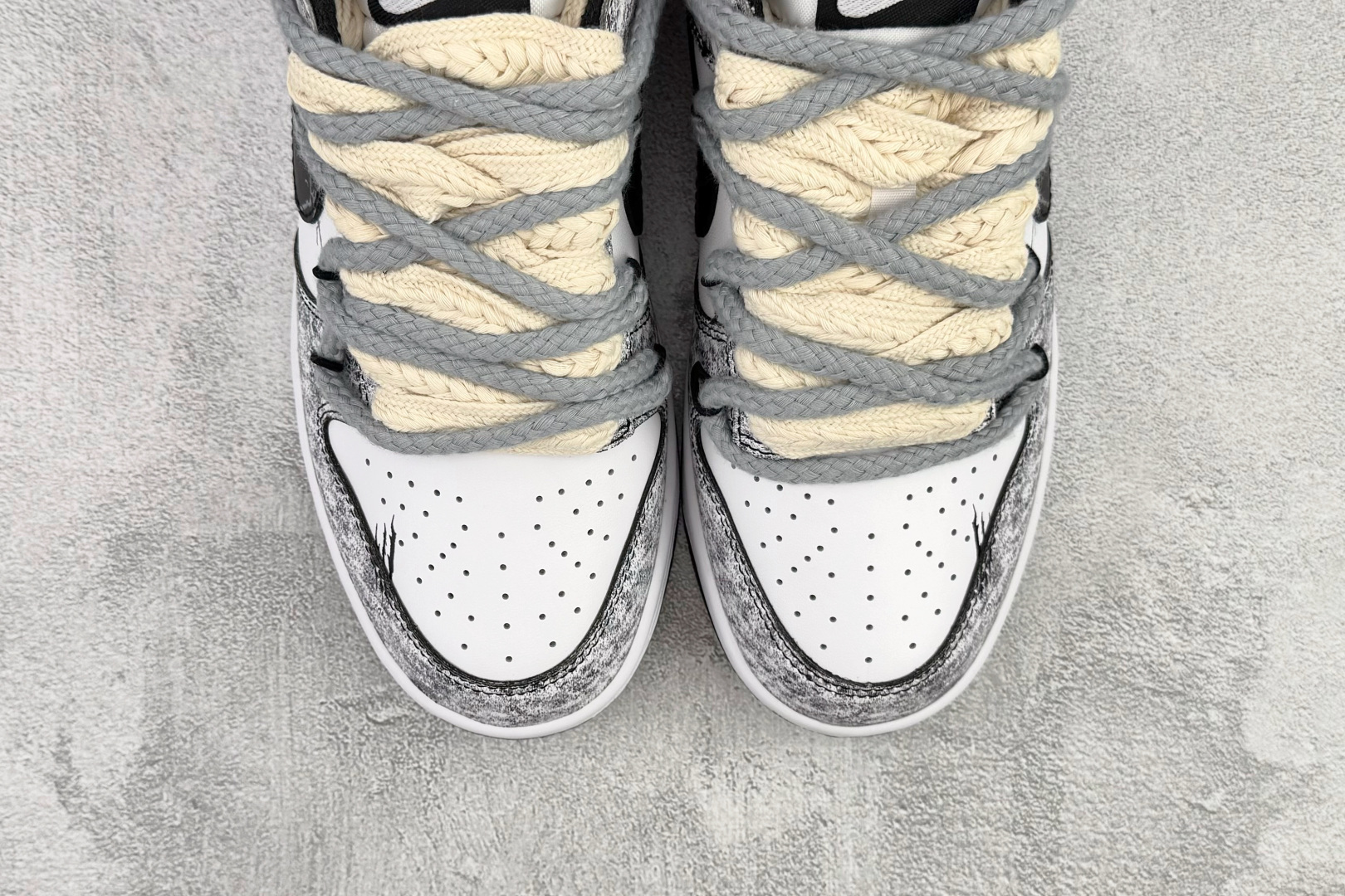 定制球鞋 Nike Dunk Low RETRO 弑影灵契 黑白 DD1391-100