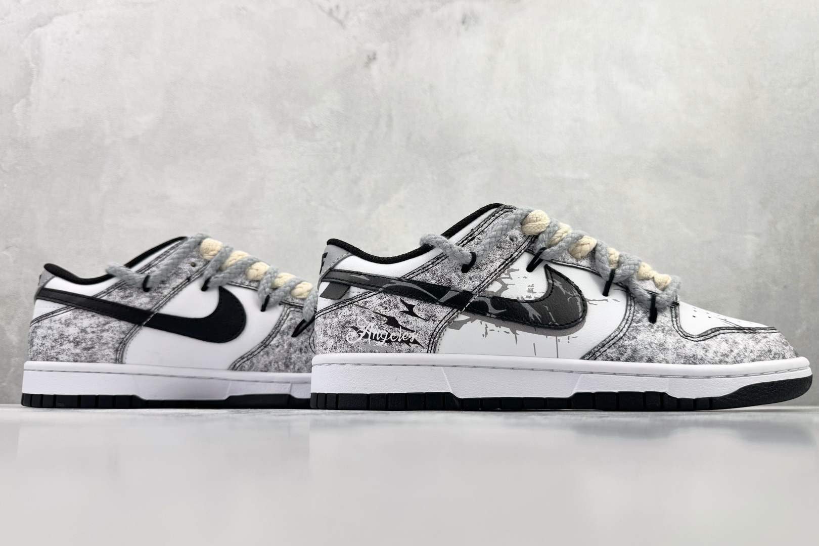 定制球鞋 Nike Dunk Low RETRO 弑影灵契 黑白 DD1391-100