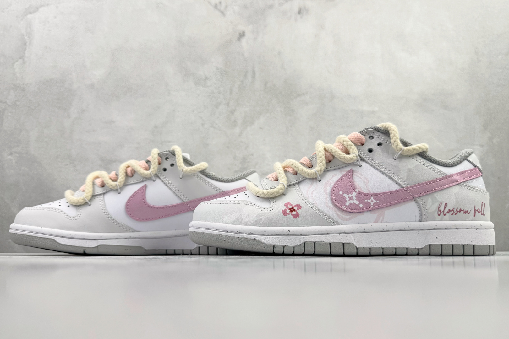 定制球鞋 Nike Dunk LOW RETRO 落花 粉色 DD1503-103
