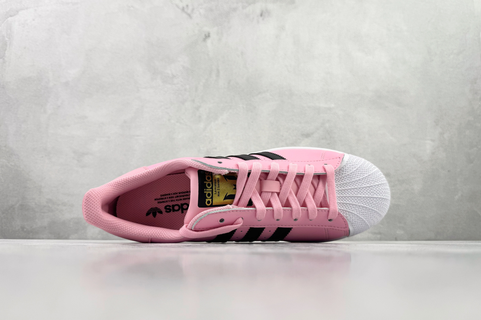 平台订单 Lionel Messi x adidas originals SUPERSTAR Inter Miami CF 粉黑色 JR1520