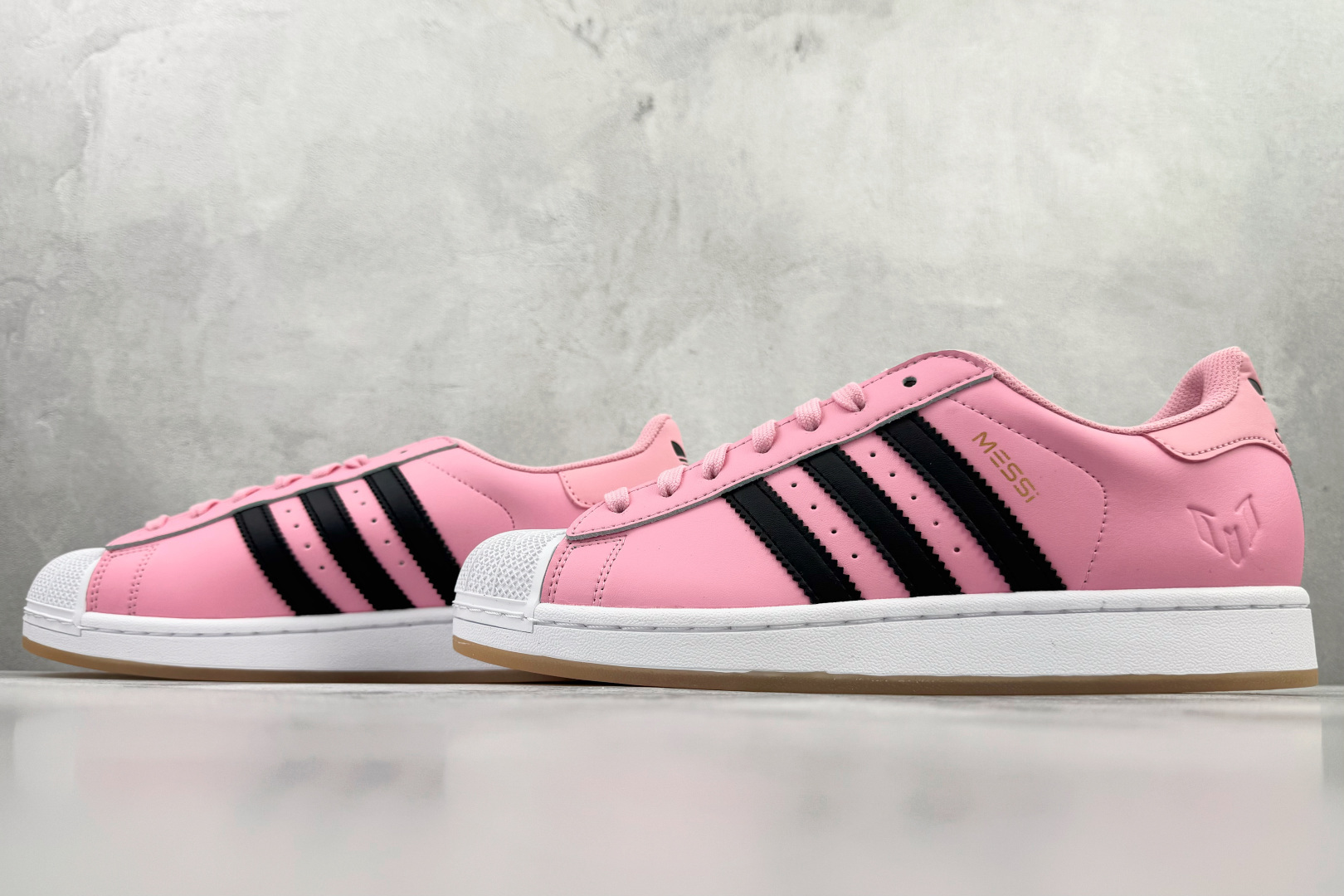 平台订单 Lionel Messi x adidas originals SUPERSTAR Inter Miami CF 粉黑色 JR1520