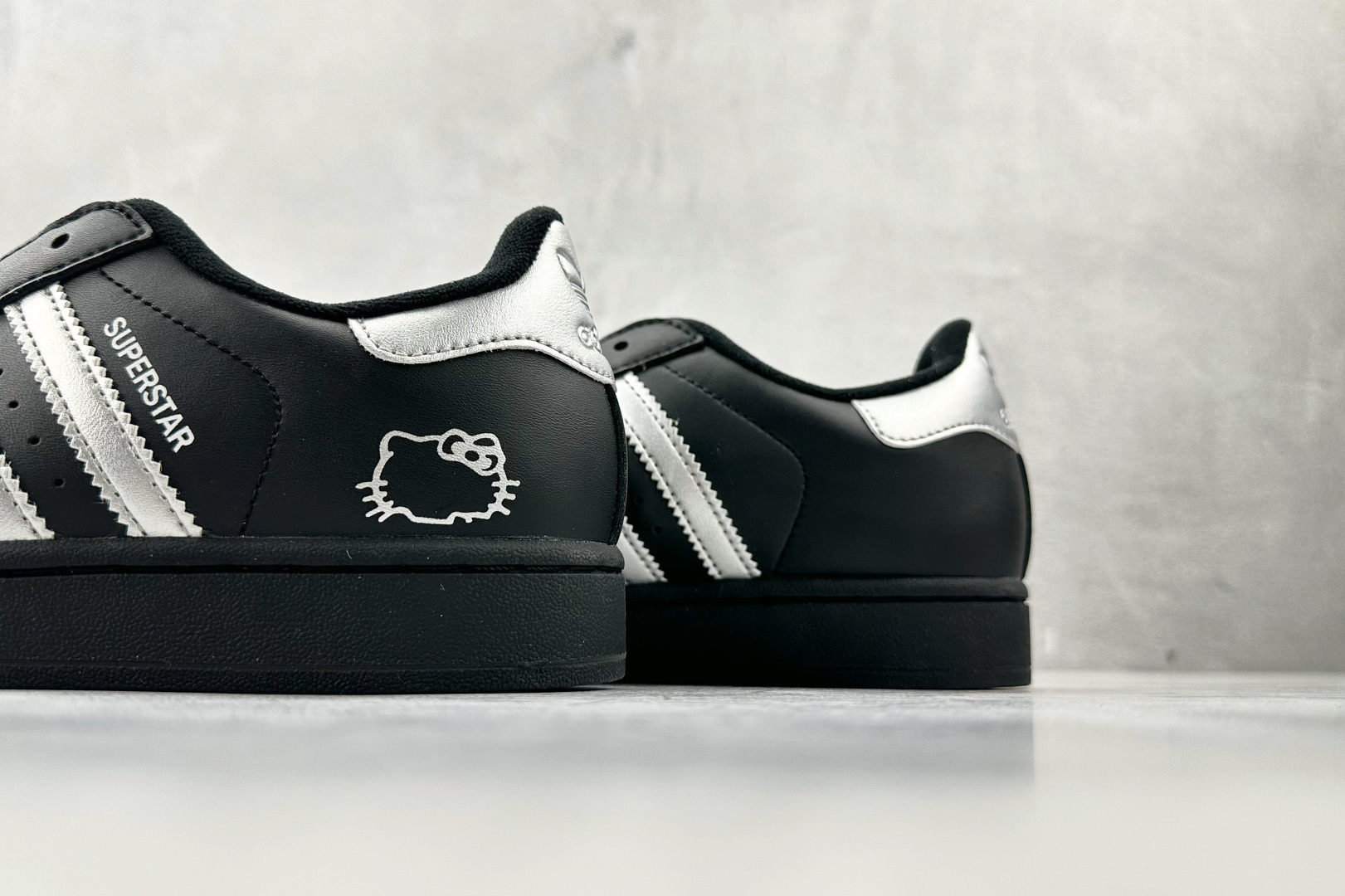 平台专供 adidas originals Superstar 2 黑银 JI0079