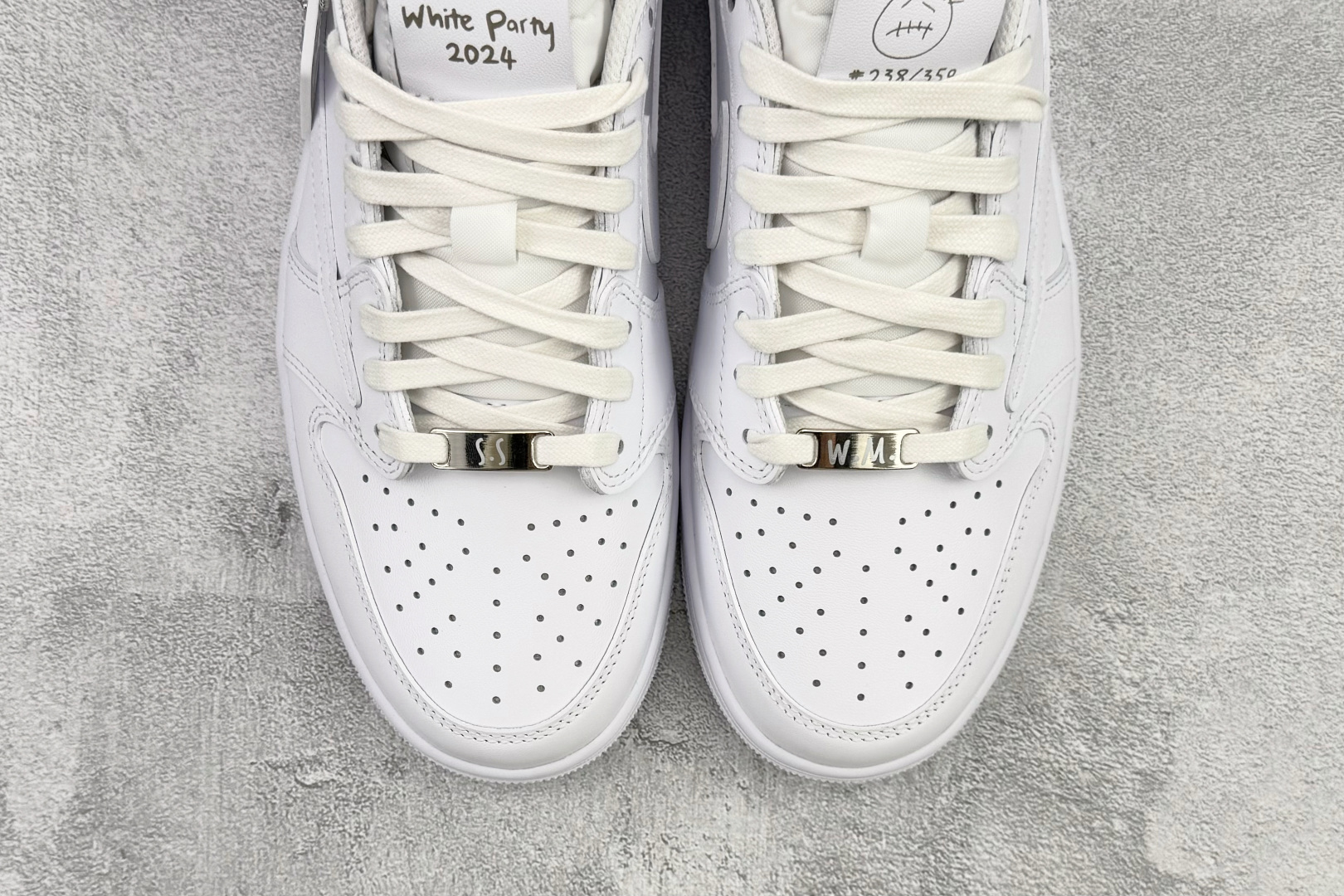 N版 本地东南亚订单 Travis Scott x Jordan Air Jordan 1 白色货号：T