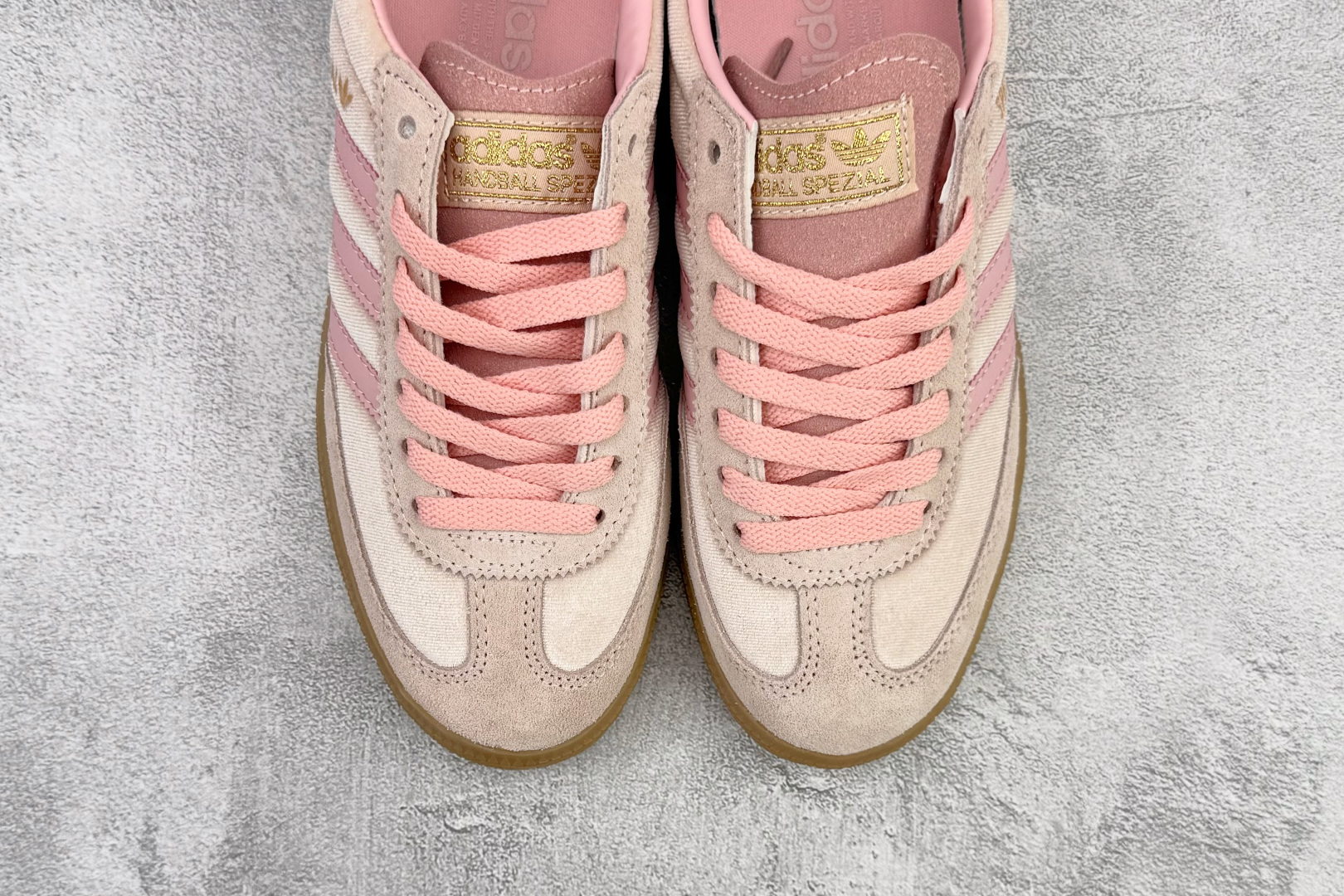 出口订单 adidas originals HANDBALL SPEZIAL 粉色 JR3645