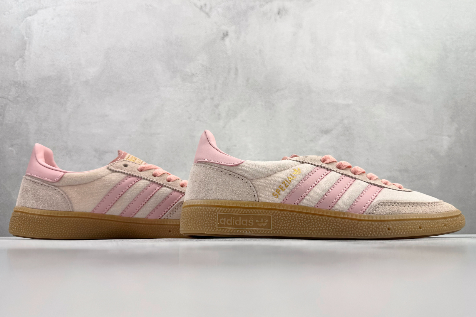 出口订单 adidas originals HANDBALL SPEZIAL 粉色 JR3645